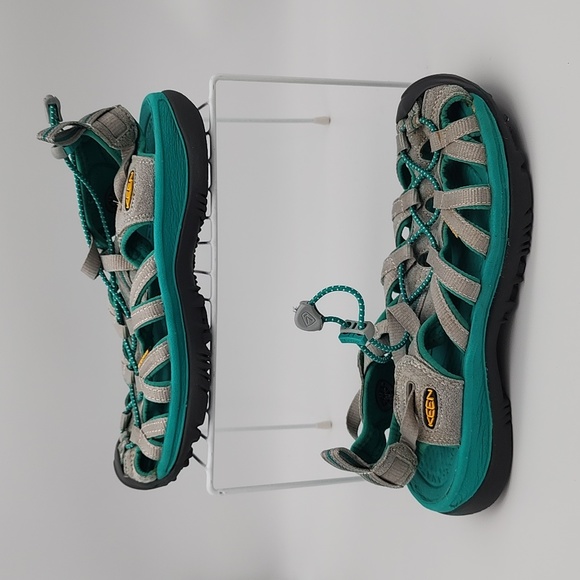 Keen Whisper Natural Gray/Dynasty Green, Women's Size 7.5 - Picture 4 of 8